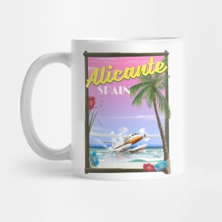 Alicante Spain travel poster Mug